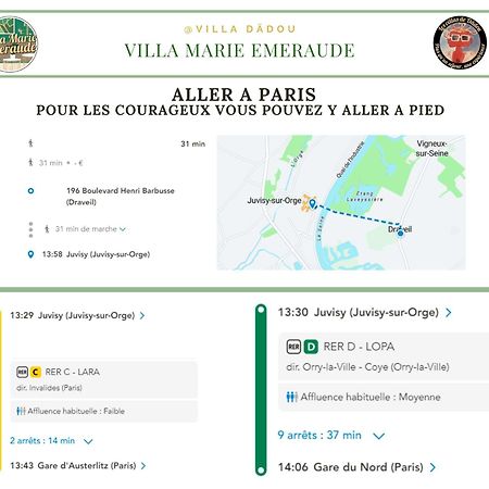 Luxury Villa Marie Emeraude Paris Orly Jacuzzi Draveil Buitenkant foto